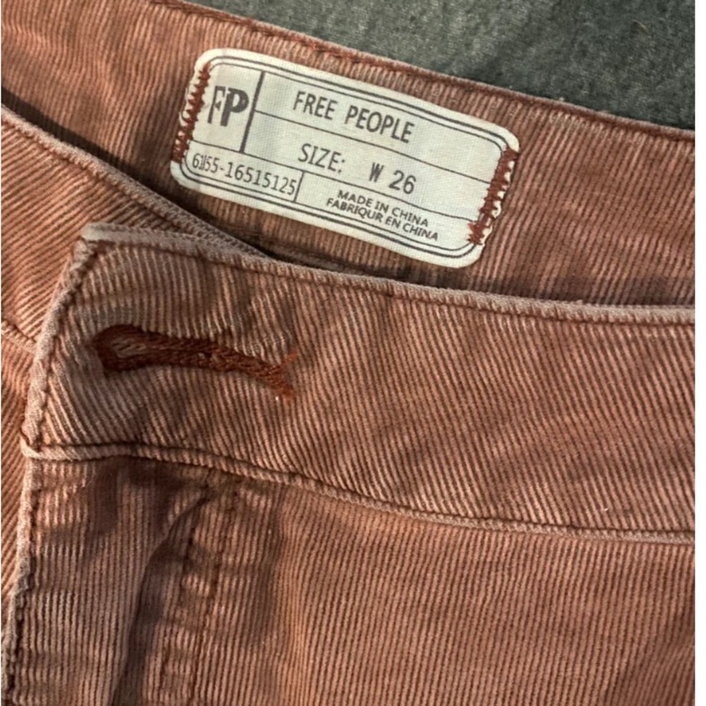Free People Just Float On Corduroy Flare Jean (Size 26) - Picture 4 of 4